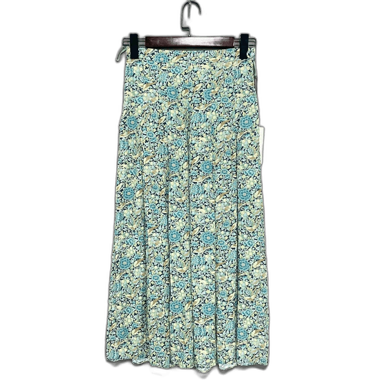GUCCI Floral Pleated Midi Skirt