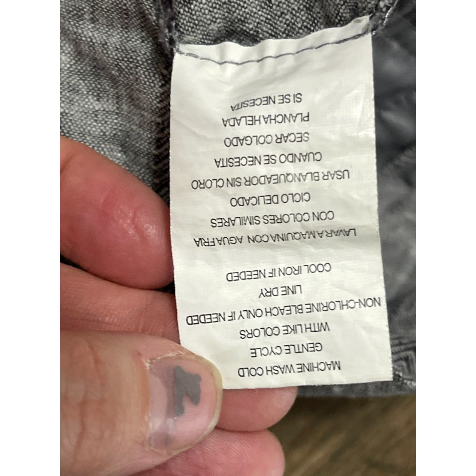 Vintage My Michelle Pants Women's Size 5 Gray Dress Pants Flared Size 27" / US 4 / IT 40 - 7 Thumbnail