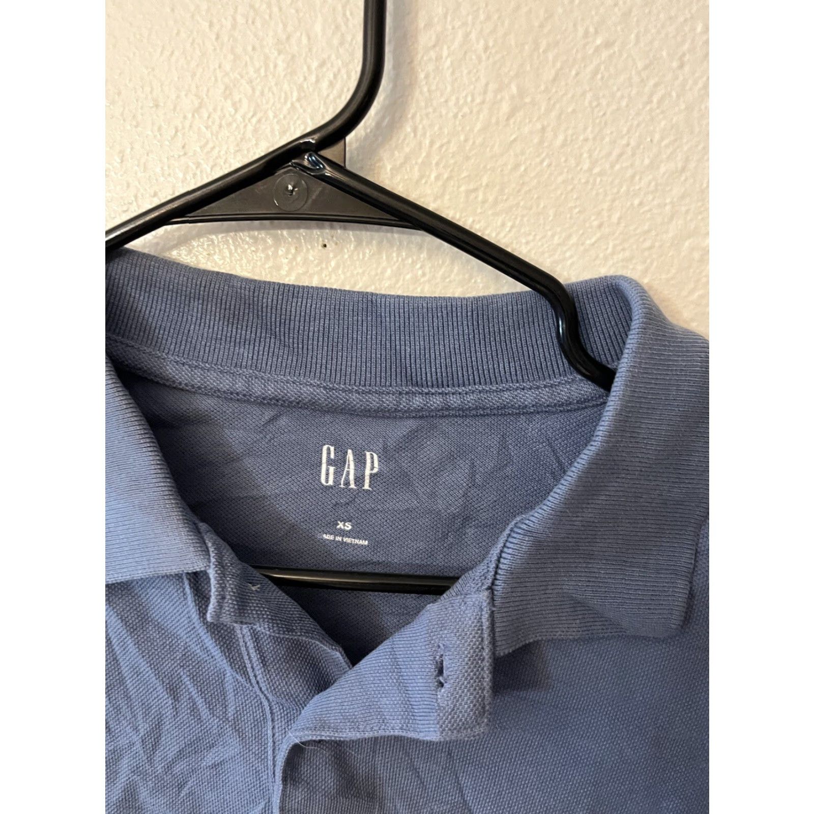 Gap Gap Mens Polo Shirt Blue Long Sleeve Knit Shirt Size XS Stretch Polo Size US XS / EU 42 / 0 - 3 Thumbnail