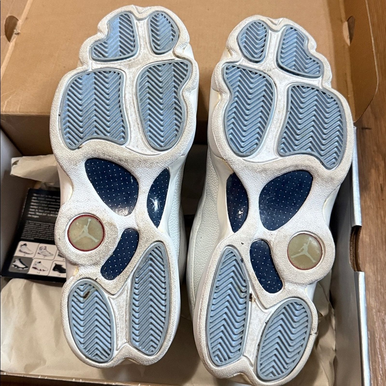 Jordan Brand 2005 Jordan 13 Retro Low White Metallic Silver Ice Blue Size US 9 / EU 42 - 8 Thumbnail