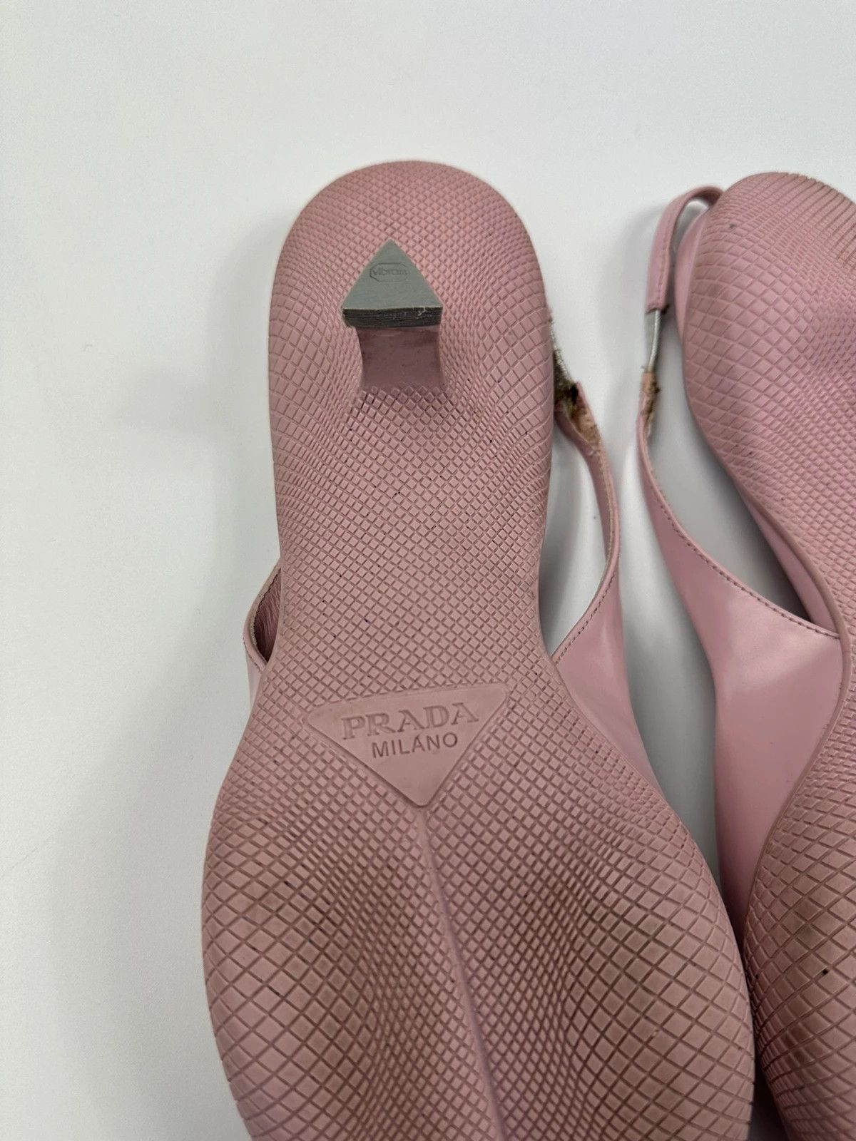 Prada Prada Milano SS2021 Pink Leather Escarpins Heels Pumps Size US 9 / IT 39 - 8 Thumbnail