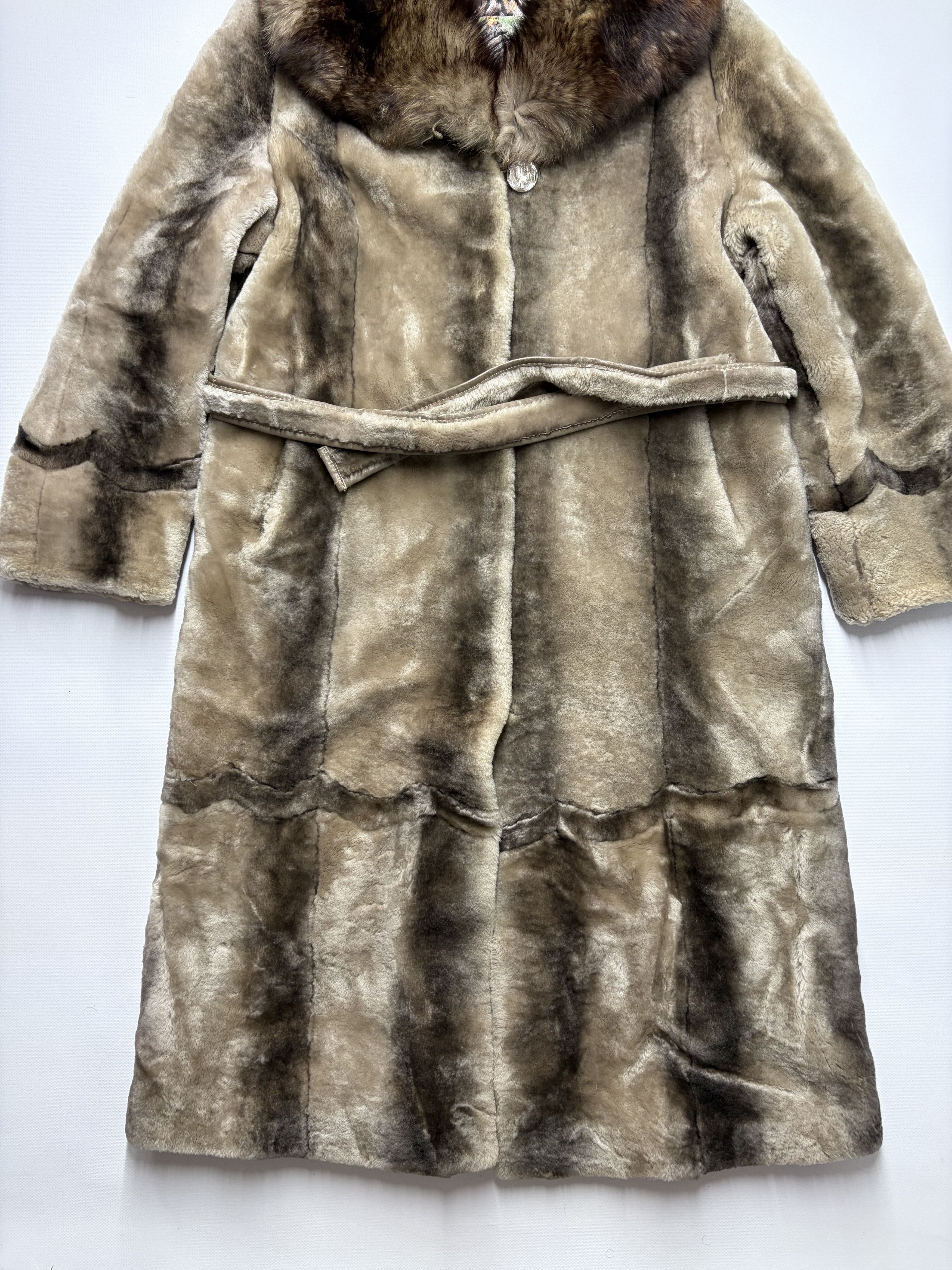 Vintage Vintage Long Real Fur coat Size L / US 10 / IT 46 - 3 Thumbnail
