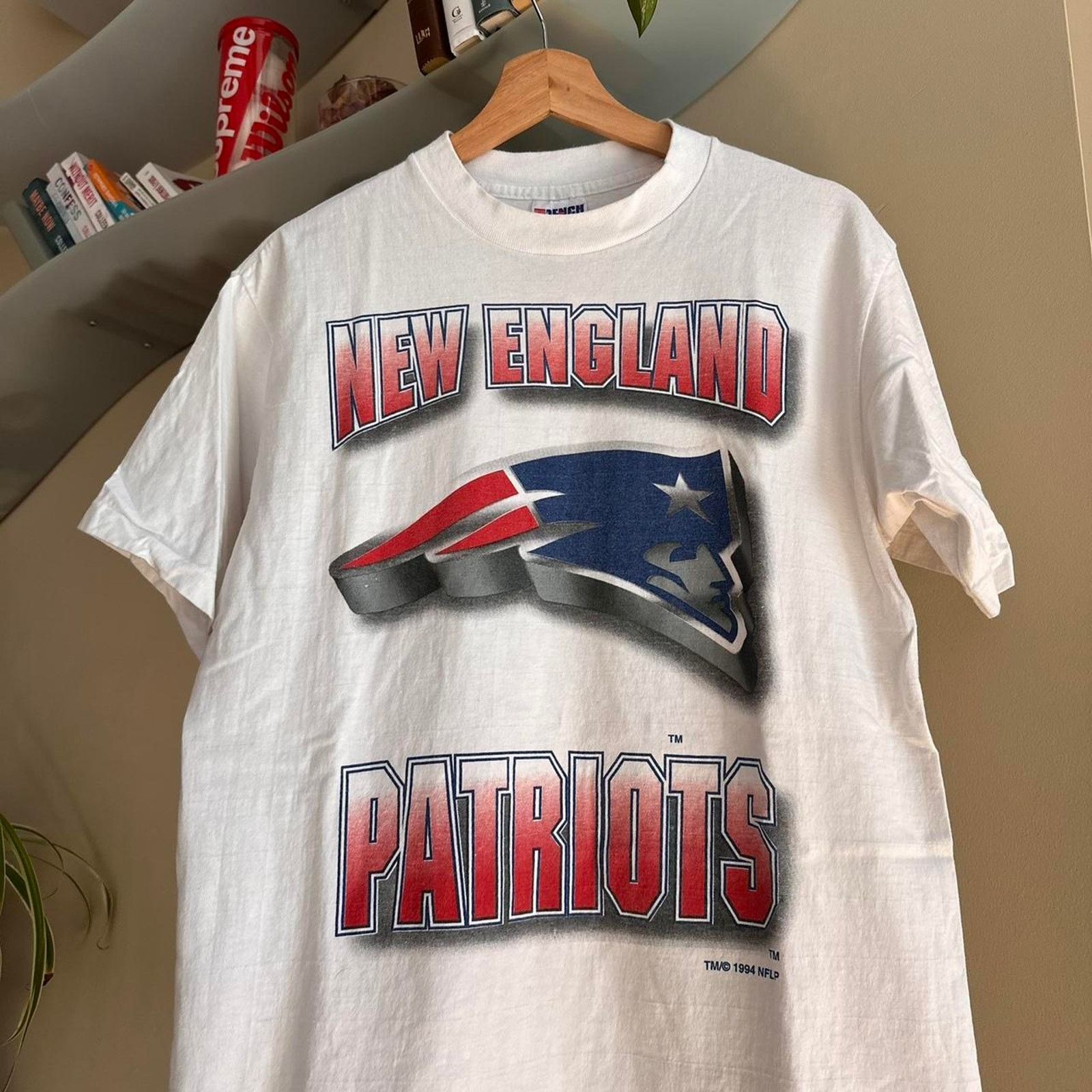 NFL × Vintage Vintage 1994 New England Patriots Shirt Size US L / EU 52-54 / 3 - 2 Thumbnail