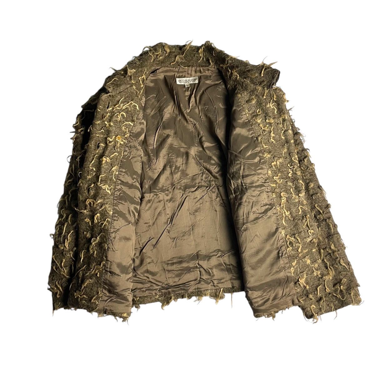 If Six Was Nine × Japanese Brand × Le Grande Bleu (L.G.B.) 🇯🇵 PACO ROMANA BUTTON UP MOHAIR FUR JACKET Size US M / EU 48-50 / 2 - 3 Thumbnail