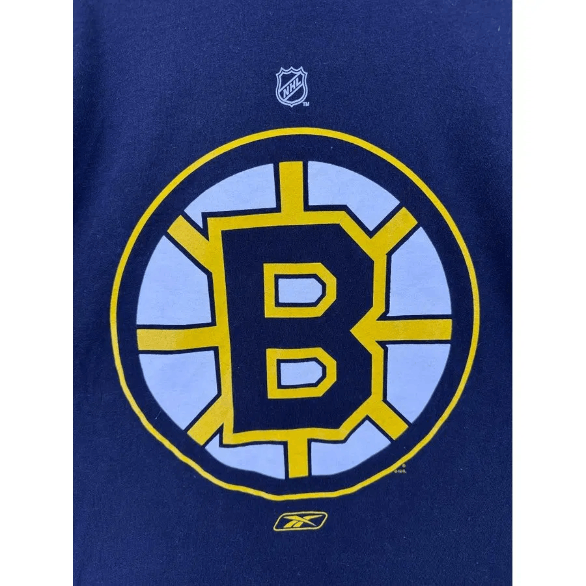 Reebok Boston Bruins Vintage Logo Long Sleeve T-Shirt L (Reebok) Size US L / EU 52-54 / 3 - 6 Thumbnail