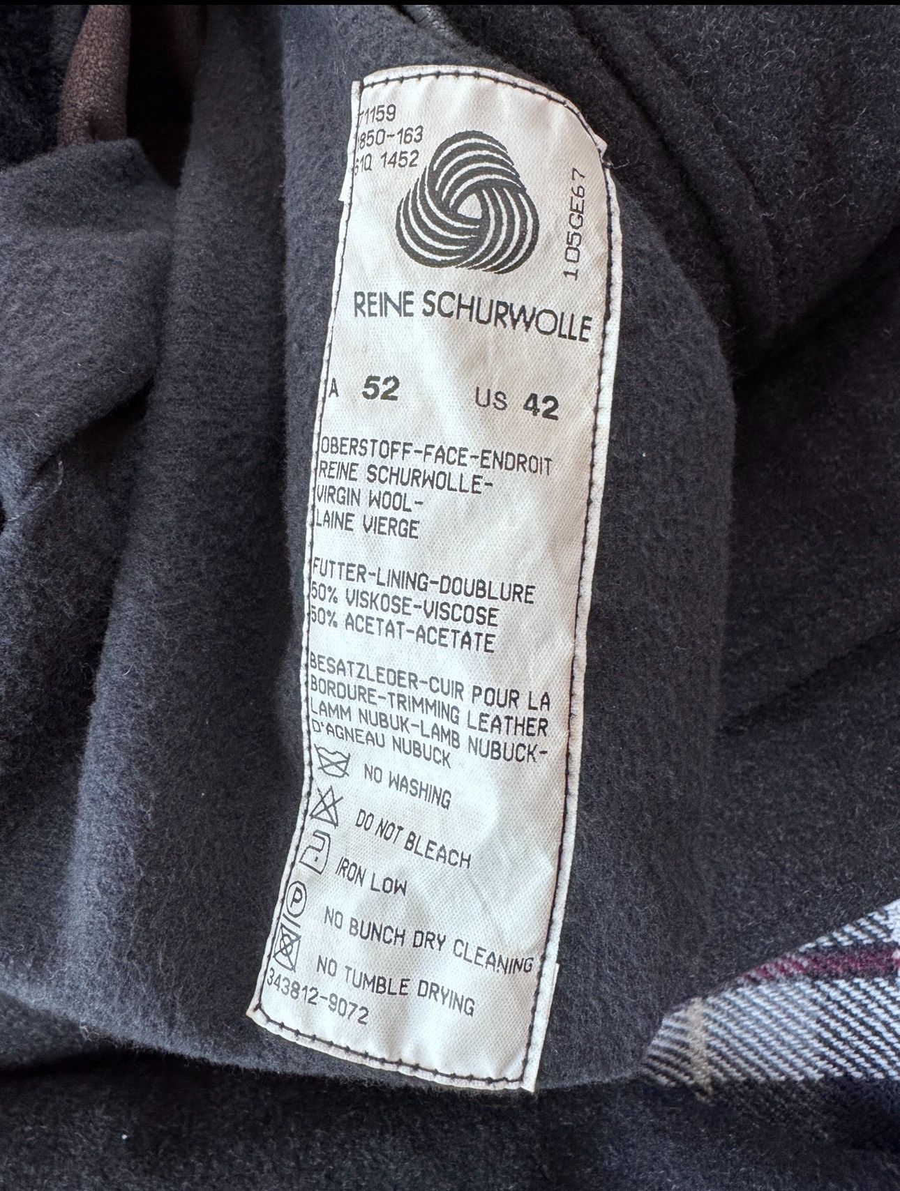 Bogner Bogner Wool Jacket with Lambskin Details Size US L / EU 52-54 / 3 - 14 Thumbnail