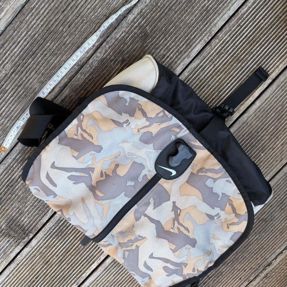 Nike × Vintage Nike Vintage X Cordura Camo Military Shoulder Bag Gym y2k Size ONE SIZE - 13 Thumbnail