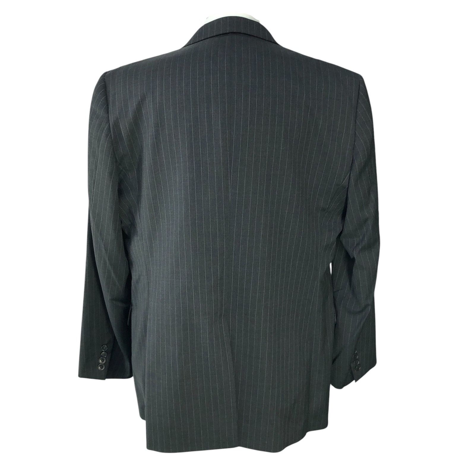 Brooks Brothers Brooks Brothers 1818 Sz 46L Suit Drop 5 Pinstripe *TINY FLAW Size 46L - 8 Thumbnail