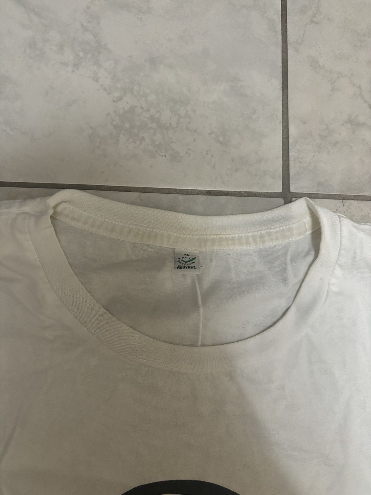 Band Tees Aphex Twin Logo Warp Records White t shirt Size US XL / EU 56 / 4 - 2 Thumbnail