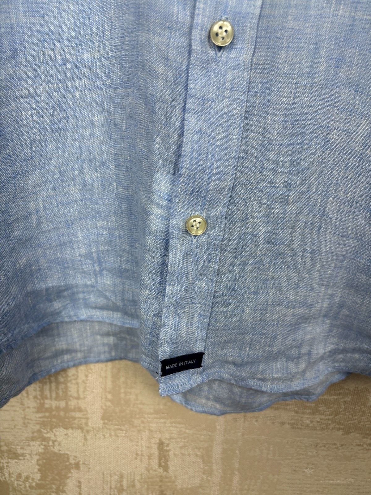 Other Asole & Bottoni Linen Grandad Collar Shirt Size 41 / 16 Size US L / EU 52-54 / 3 - 6 Thumbnail