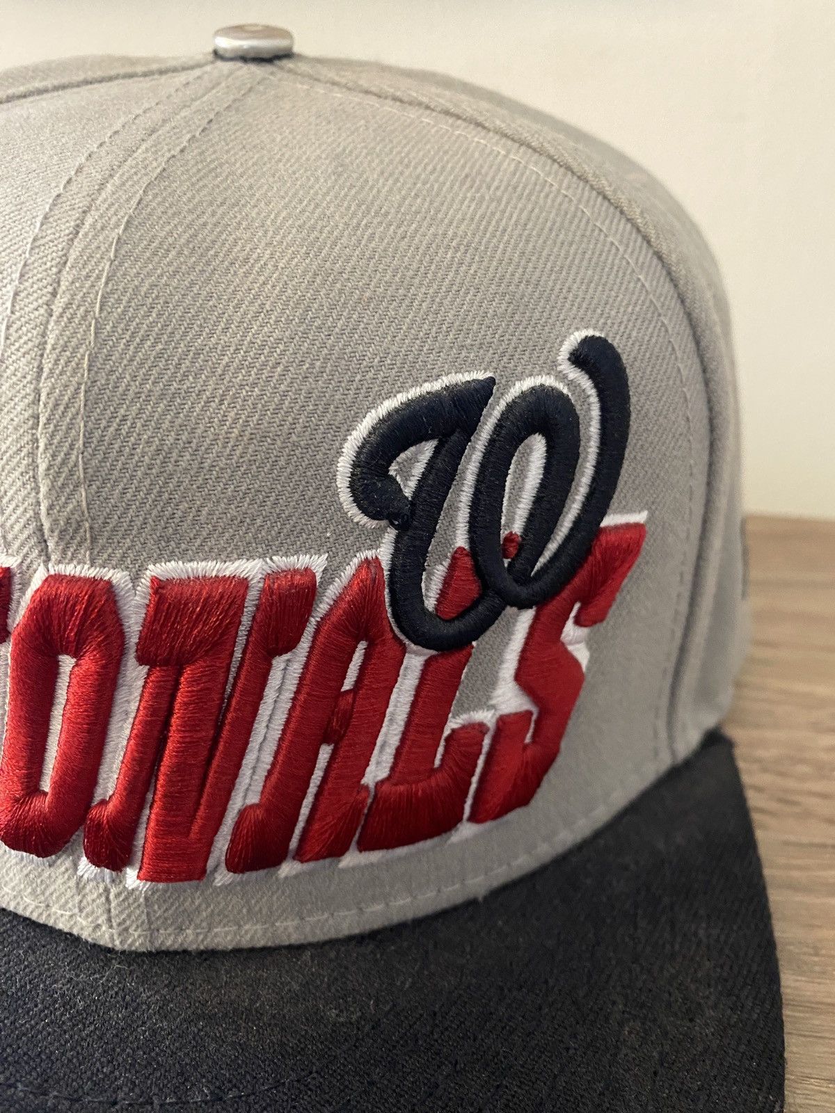 MLB × New Era Washington Nationals New Era 59Fifty Fitted Hat Cap 7 3/8 Size ONE SIZE - 5 Thumbnail