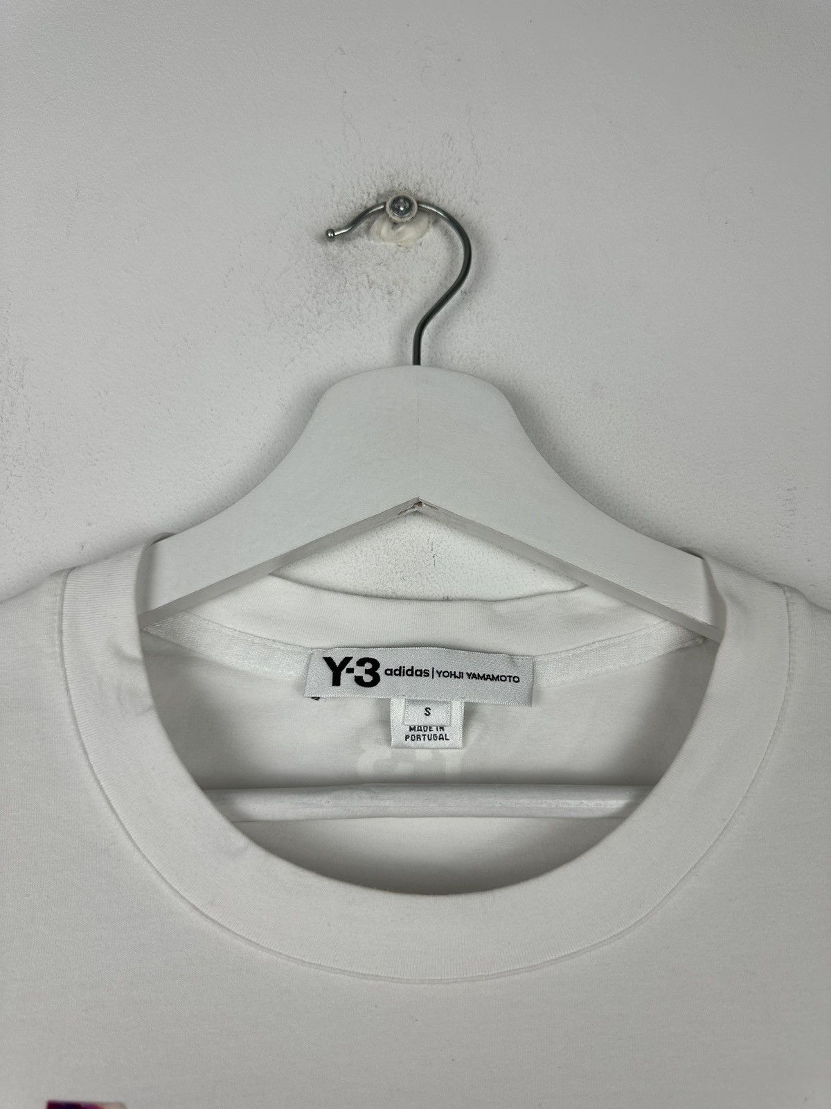 Yohji Yamamoto Yohji Yamamoto Y-3 Big Logo T Shirt Tee Size S / US 4 / IT 40 - 4 Thumbnail