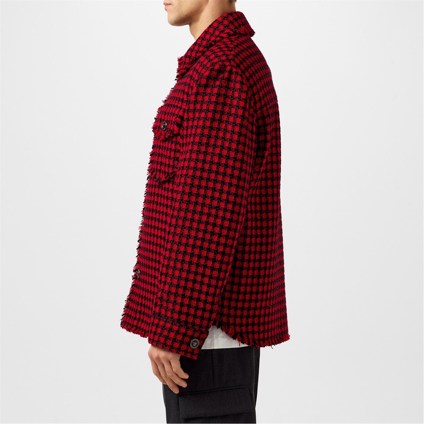 Versace o1g2r1mq0526 Medusa Tweed Overshirt in Multicolor Size US M / EU 48-50 / 2 - 5 Thumbnail