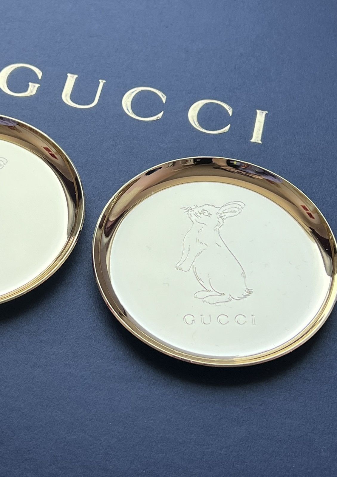 Gucci Gucci set of two rabbit plate dish coasters Size ONE SIZE - 4 Thumbnail