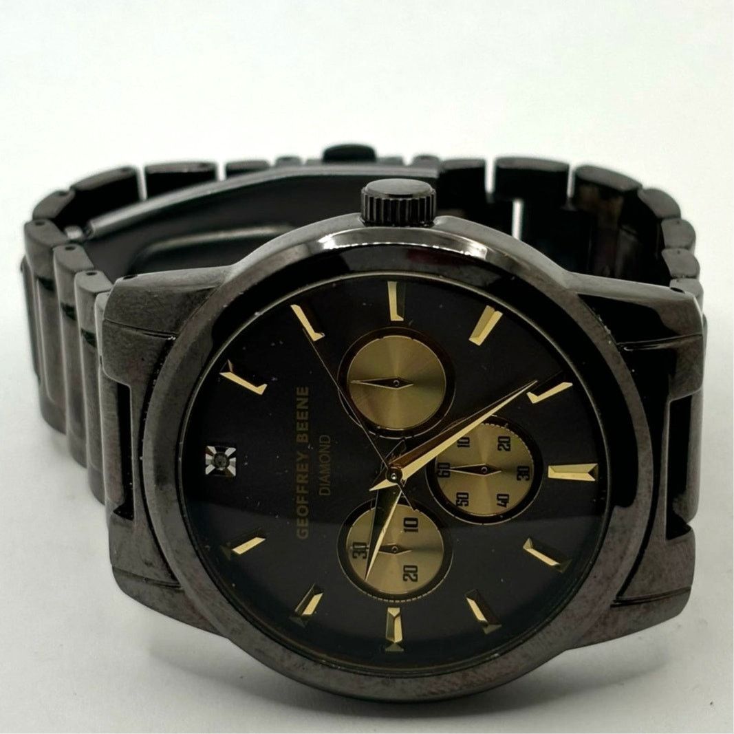 Geoffrey Beene Black & Gold Geoffrey Beene Men Watch Size ONE SIZE - 3 Thumbnail