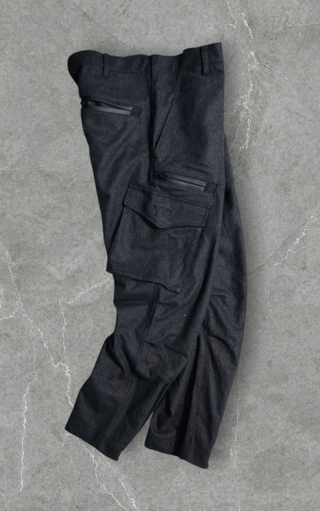 Y-3 Yohji Yamamoto Y-3 - Wool Tech Cargo Pants M Size US 34 / EU 50 - 2 Thumbnail