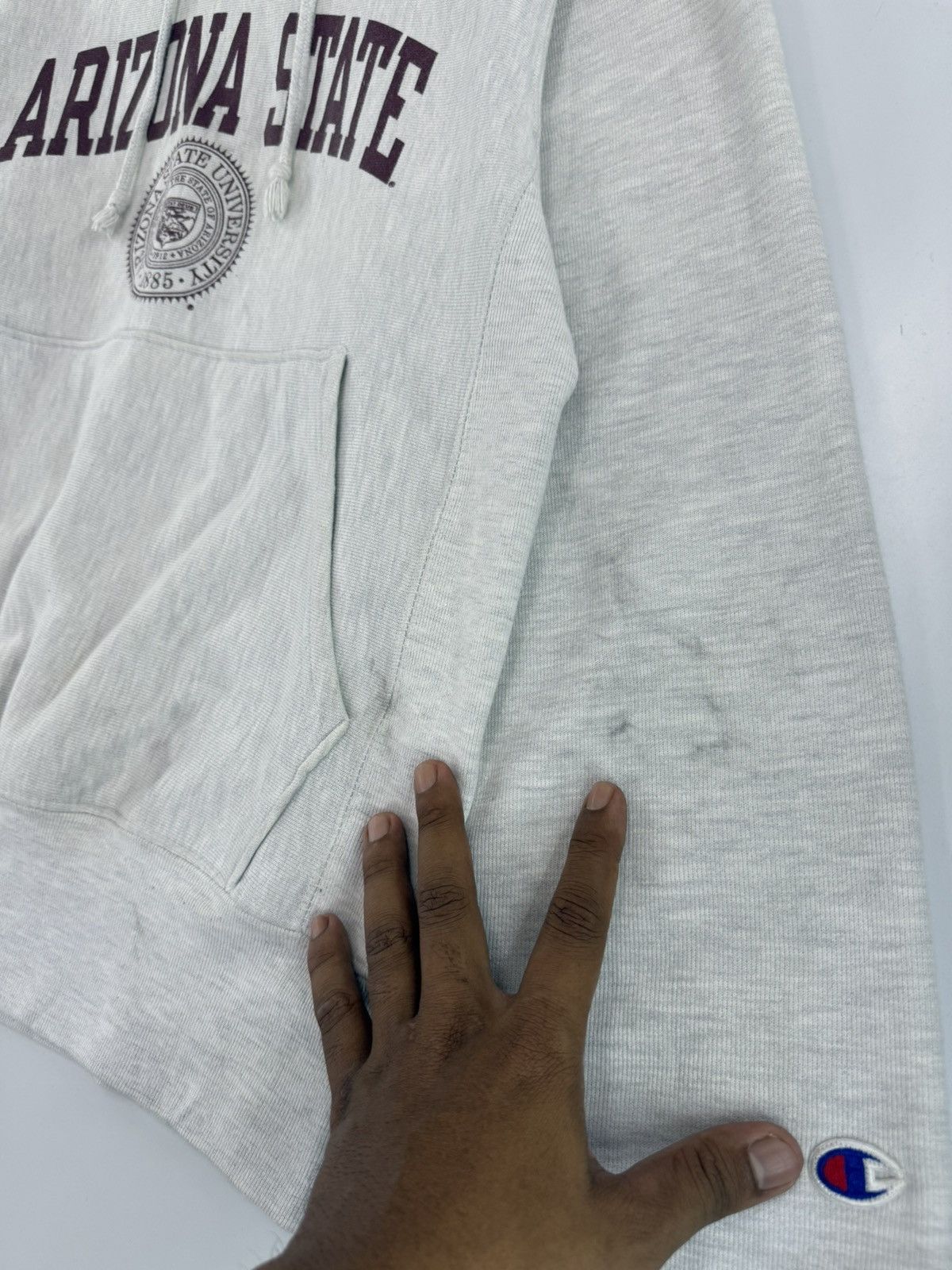 Champion 🔥 Y2K Champion Arizona Univ. Reverse Weave Sweat Hoodie - S Size US S / EU 44-46 / 1 - 6 Thumbnail