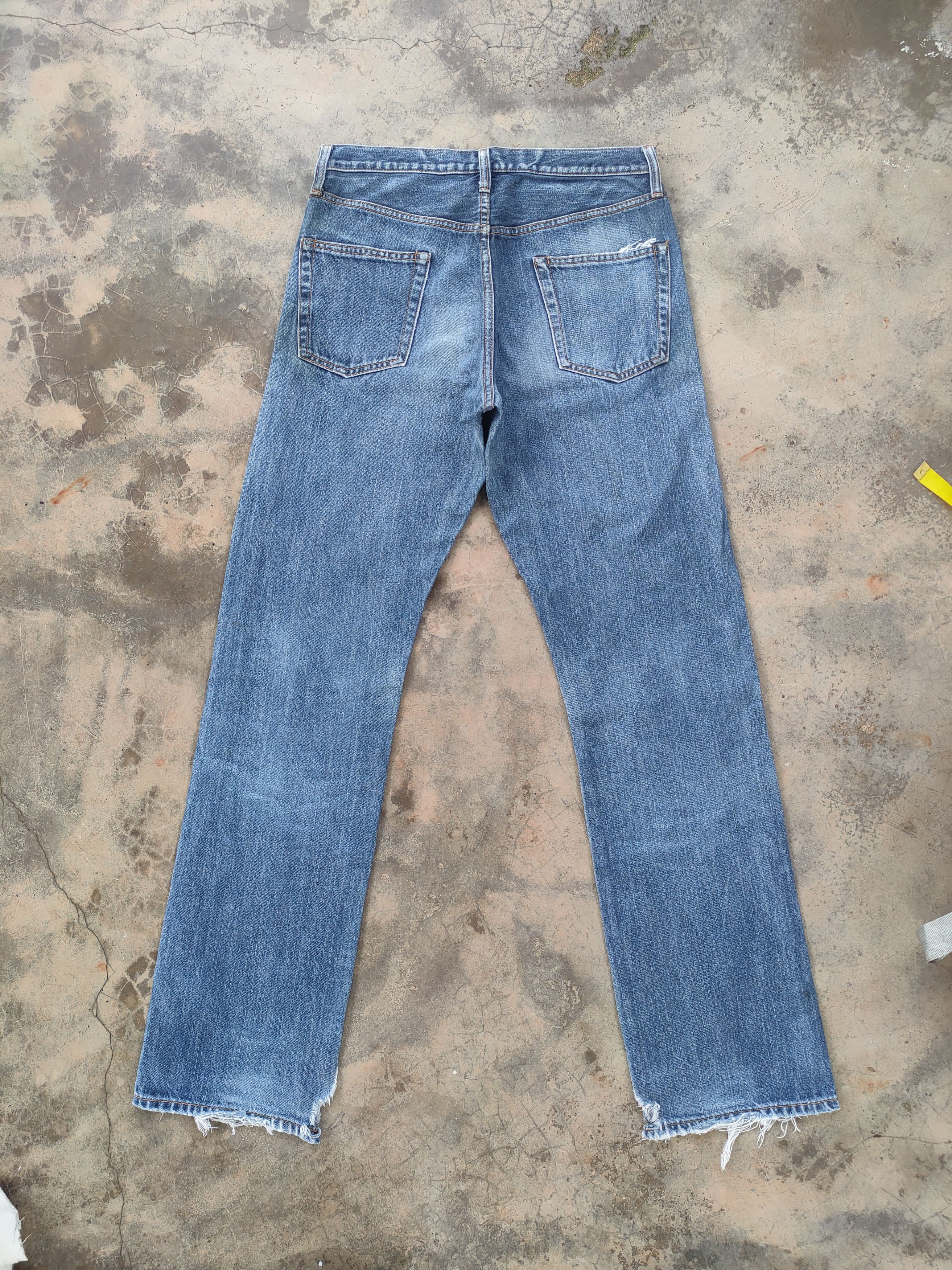 Japanese Brand VINTAGE JAPANESE FADED DISTRESSED JEANS DENIM PANTS Size US 30 / EU 46 - 11 Thumbnail