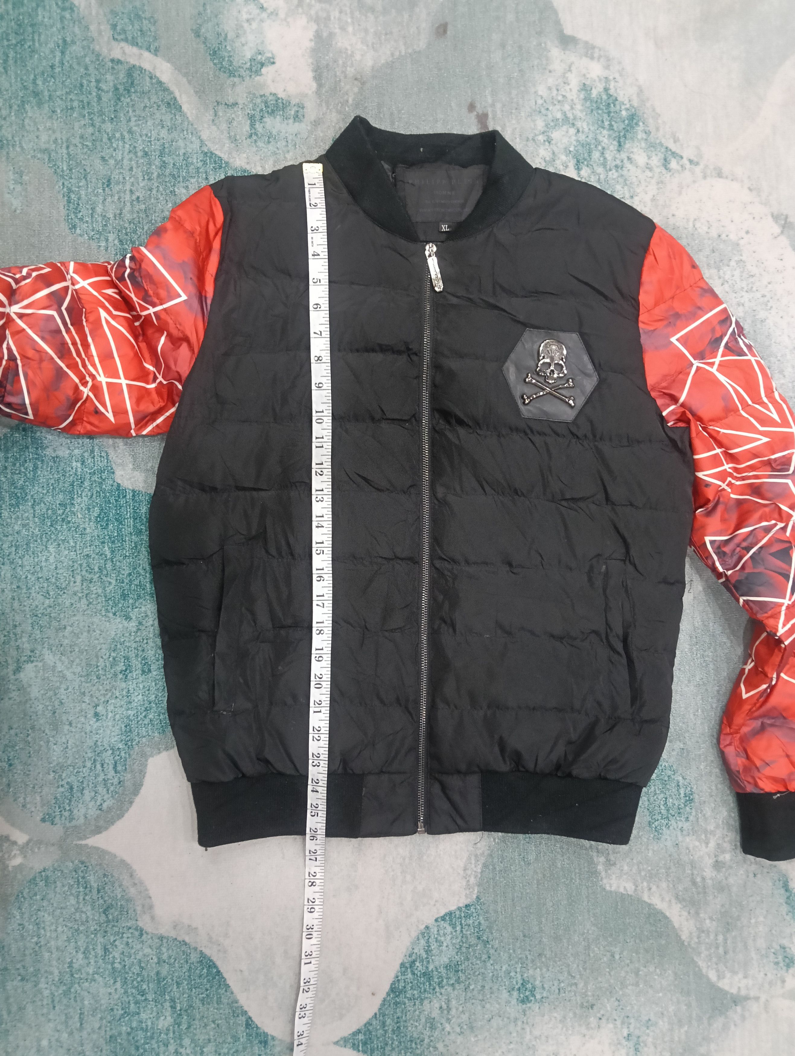 Designer × Japanese Brand Huishang Inspired Philipp Plein Skull Puffer Jacket Size US XL / EU 56 / 4 - 19 Thumbnail