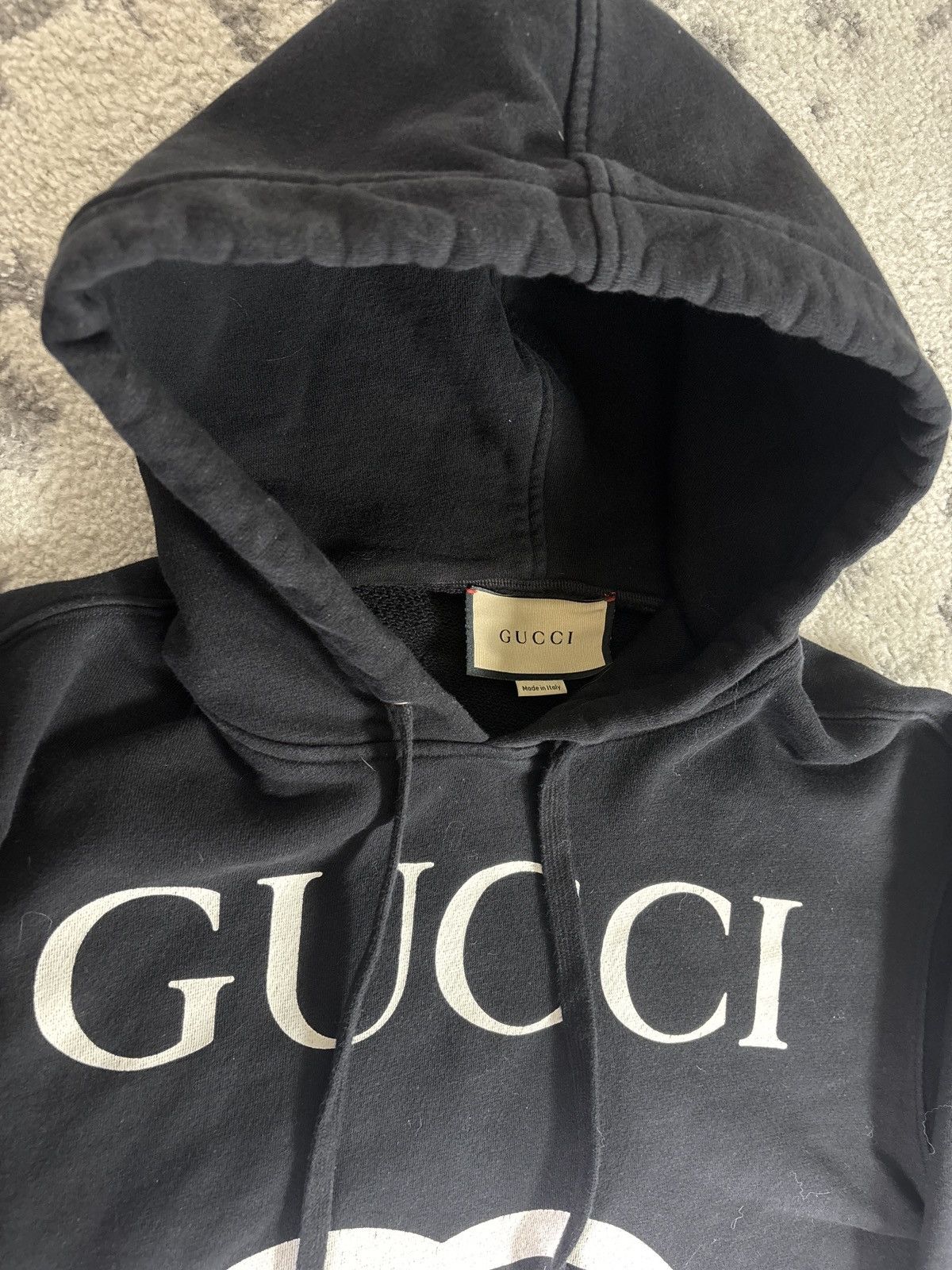 Gucci GUCCI LOGO HOODIE Size US M / EU 48-50 / 2 - 3 Thumbnail