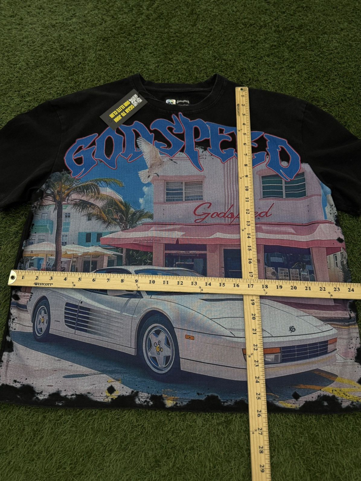 Godspeed Godspeed Black Miami Car Tee Shirt Size XL (NEW) Size US XL / EU 56 / 4 - 10 Thumbnail