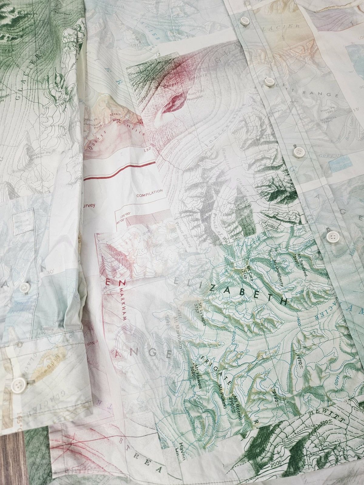 Acne Studios ACNE STUDIOS MAP DRESS SHIRT LONG SLEEVE Size US S / EU 44-46 / 1 - 6 Thumbnail
