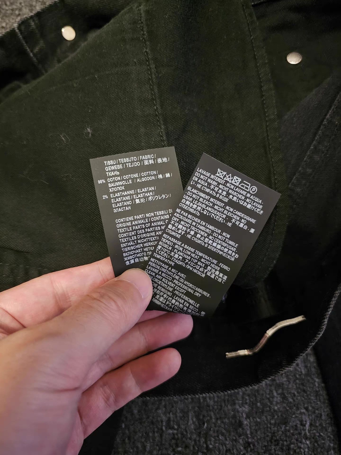 Saint Laurent Paris Saint Laurent D02 Jeans Q4 Size US 34 / EU 50 - 7 Thumbnail