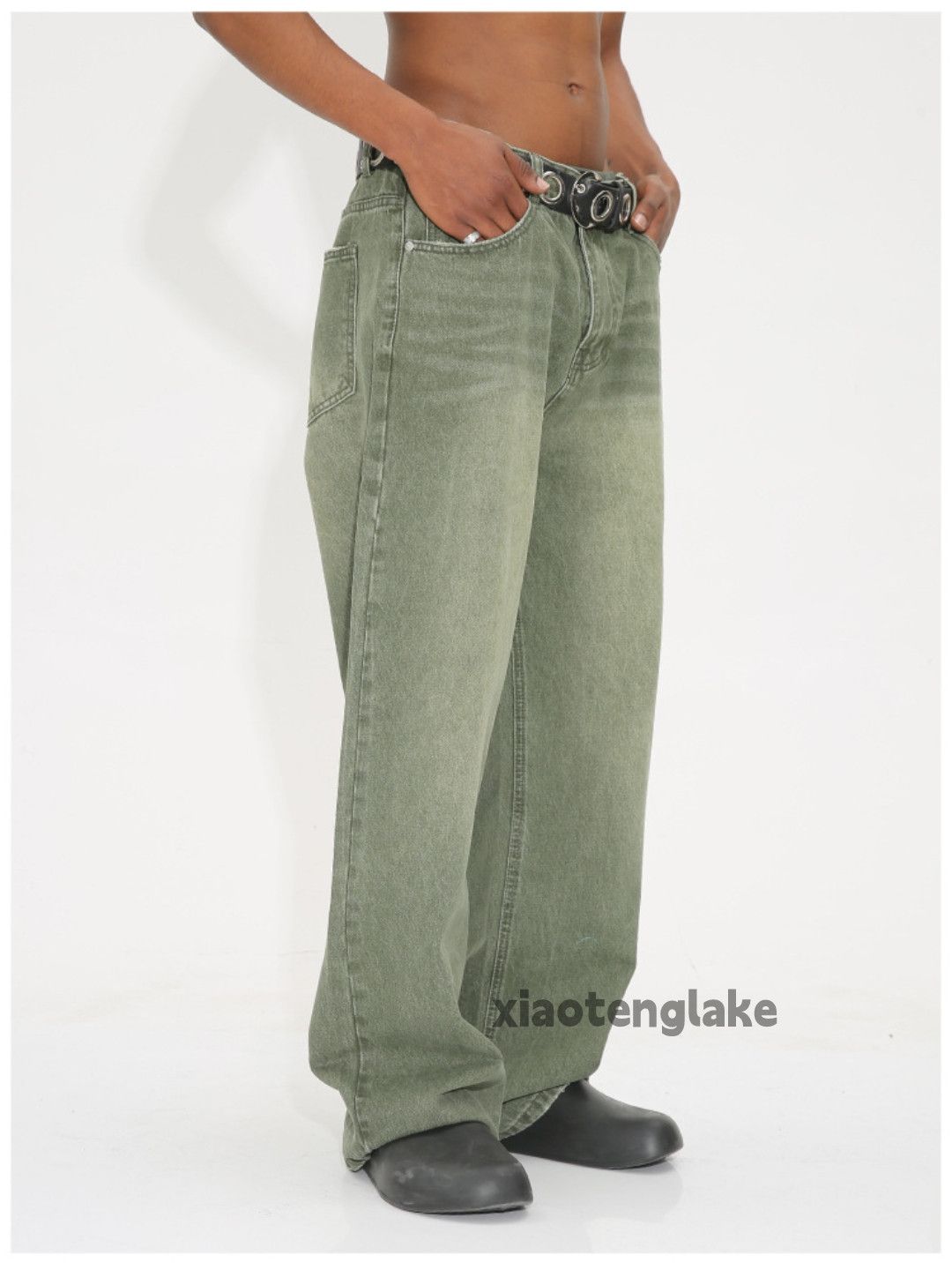 Jean Utility skate hiphop washed faded cleanfit yuppie jeans Size US 32 / EU 48 - 2 Thumbnail