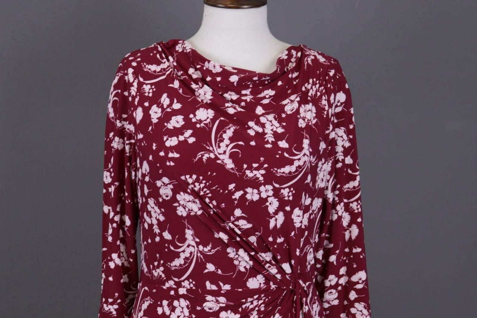 Lauren Ralph Lauren Ladies Ralph Lauren Red Floral Evening Dress Size 10 Size L / US 10 / IT 46 - 2 Thumbnail