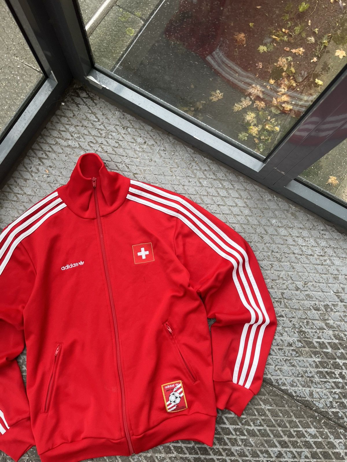 Adidas Jacket Adidas Switzerland 2008 vintage mens rare Size US S / EU 44-46 / 1 - 3 Thumbnail