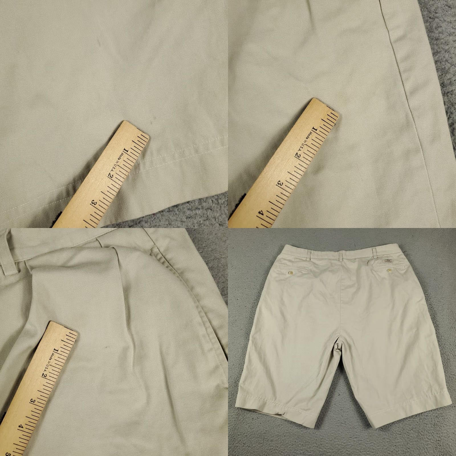 Ralph Lauren Ralph Lauren Shorts Mens Size 42 Beige Casual Pleated Slash Pockets Chino * Size US 42 / EU 58 - 8 Thumbnail
