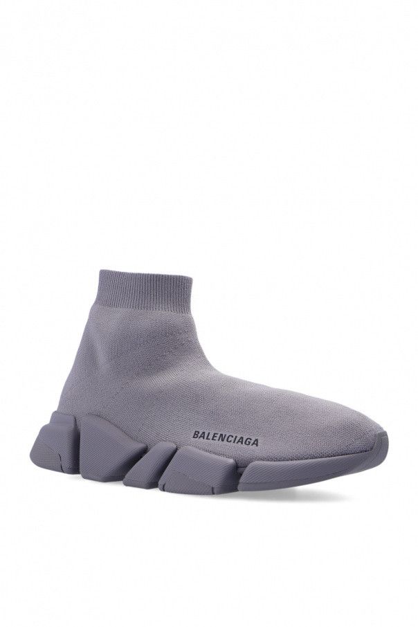 Balenciaga o1bcso1str1024 Speed 2.0 Recycled Knit Sneakers in Dark Grey Size US 5 / IT 35 - 4 Thumbnail