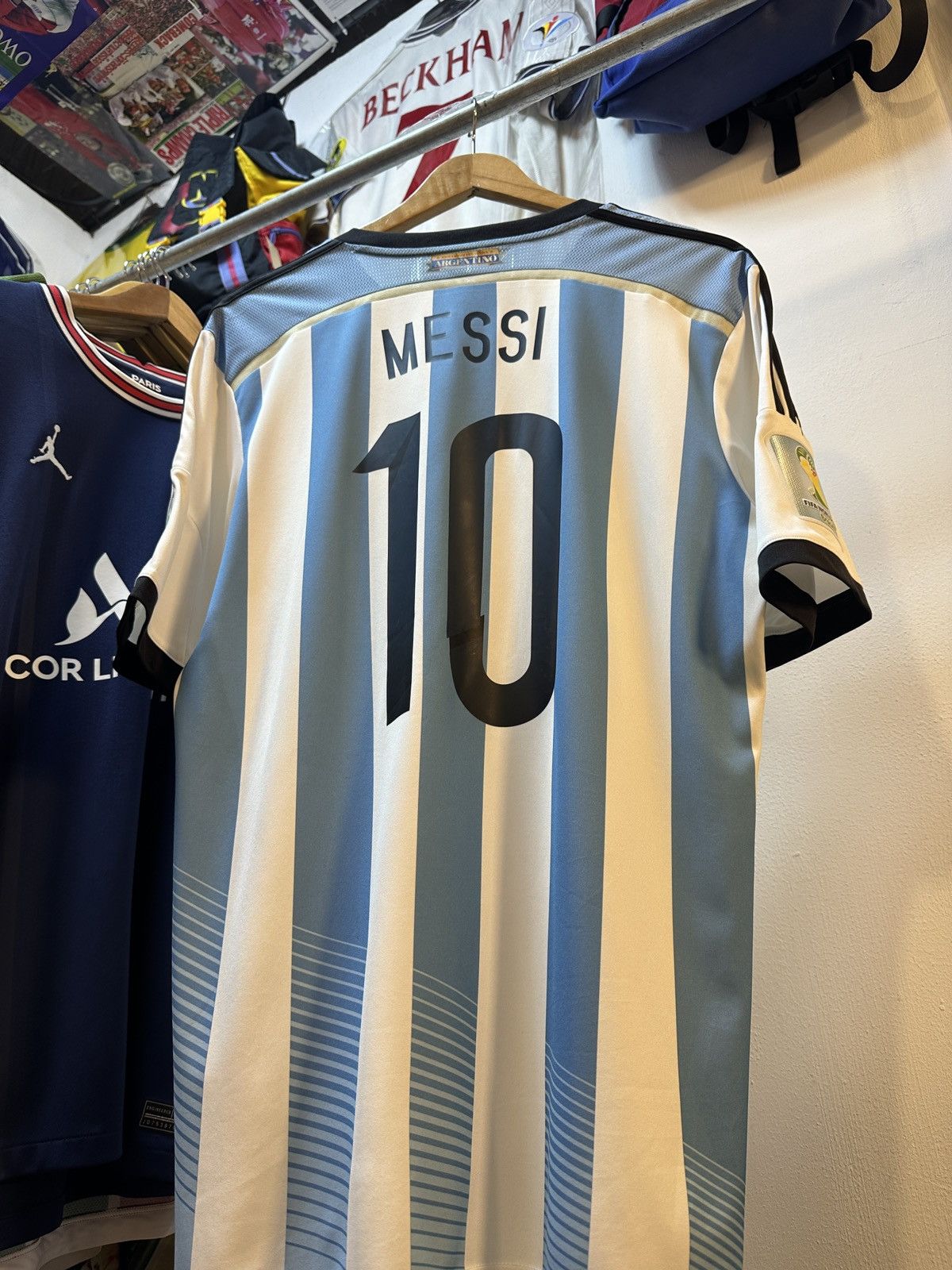 Adidas 2014 Argentina Home Kit MESSI 10 Size US L / EU 52-54 / 3 - 4 Thumbnail