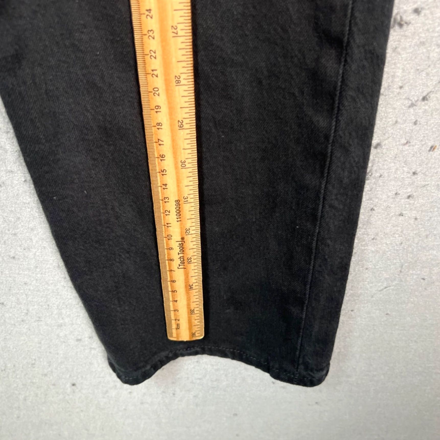 Levi's Levi's Womens Jeans Black 26 x 27 Ribcage High Rise Ankle 5-Pocket Denim Shirt/Jeans Size 26" / US 2 / IT 38 - 7 Thumbnail