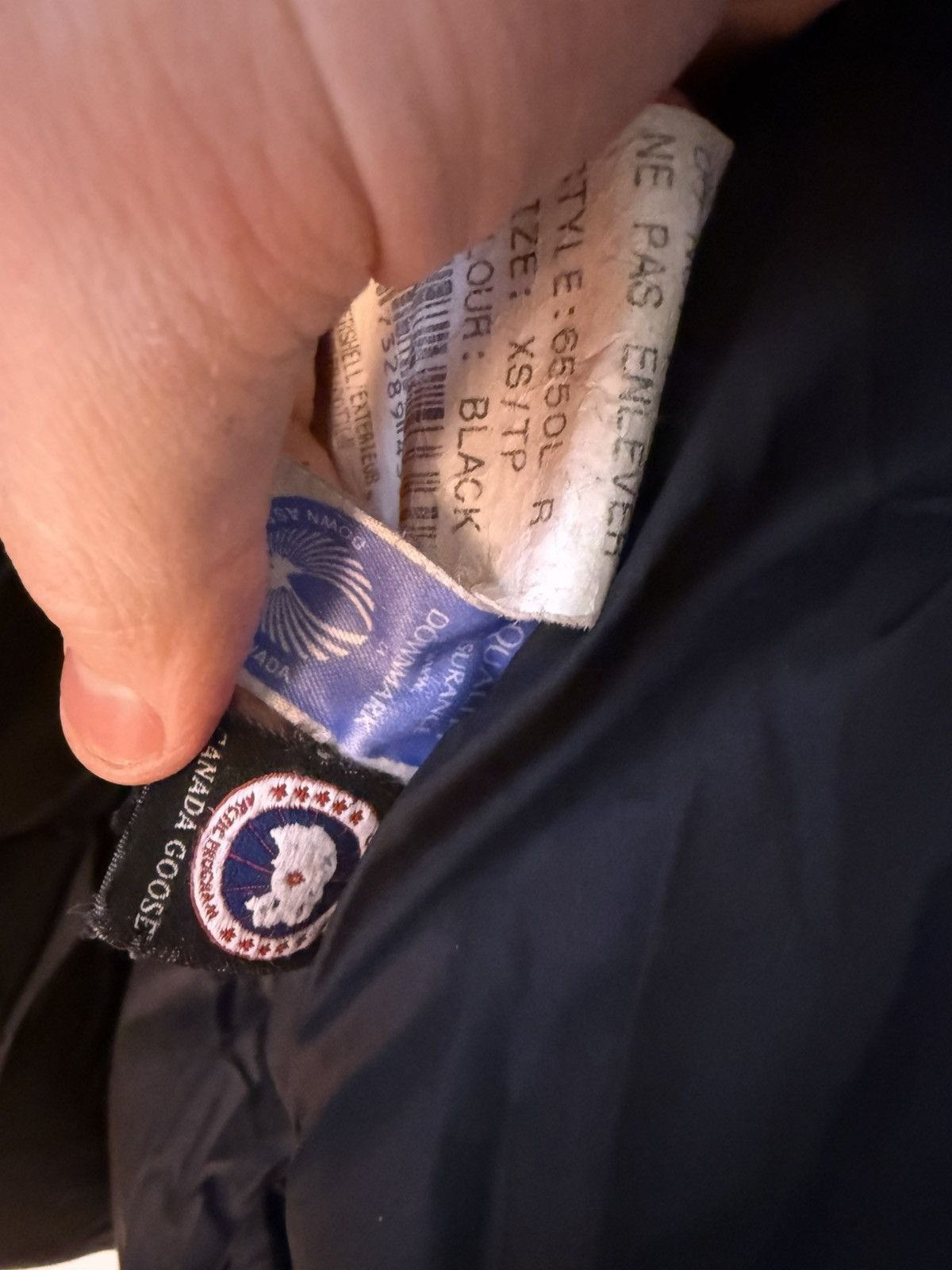 Canada Goose Black Fur Hood Trillium Parka