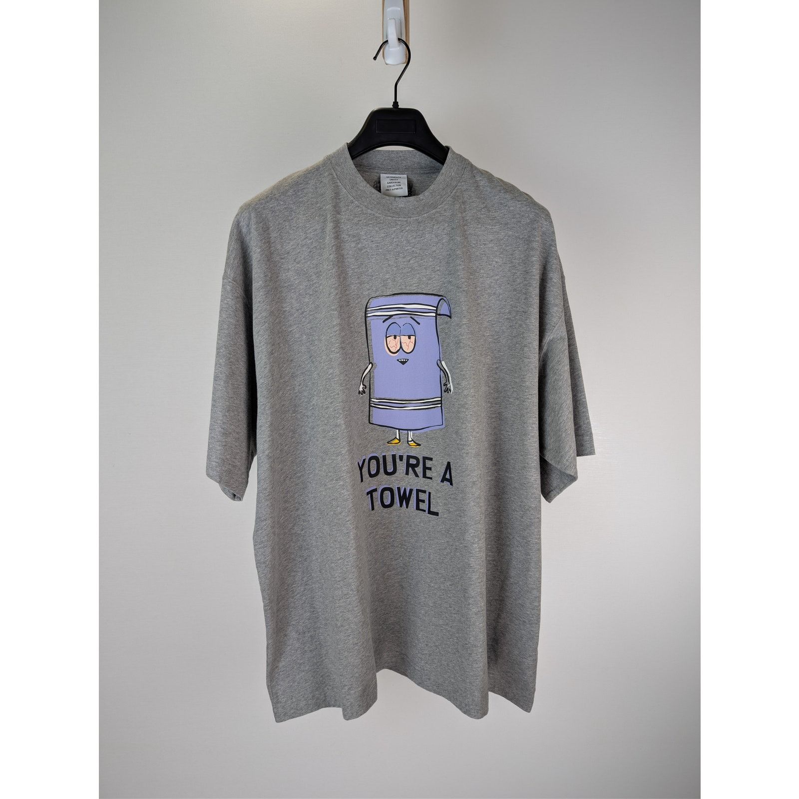 Vetements o1rshd1 Graphic Print Oversized T-Shirt in Grey Size US M / EU 48-50 / 2 - 2 Thumbnail