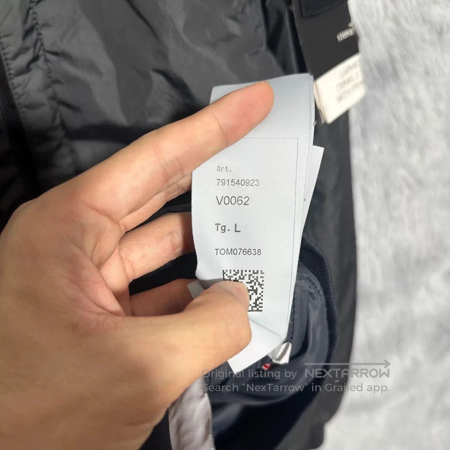 Stone Island stone island nylon padded jacket charcoal gray. Size US L / EU 52-54 / 3 - 6 Thumbnail