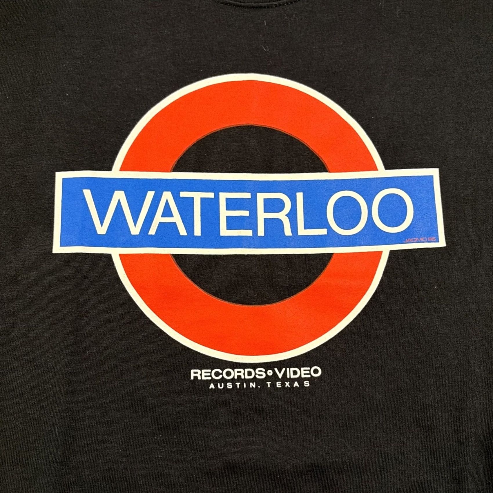 Hanes VINTAGE Waterloo Records Video Austin Texas Black T Shirt Medium NWOT Size US M / EU 48-50 / 2 - 2 Thumbnail