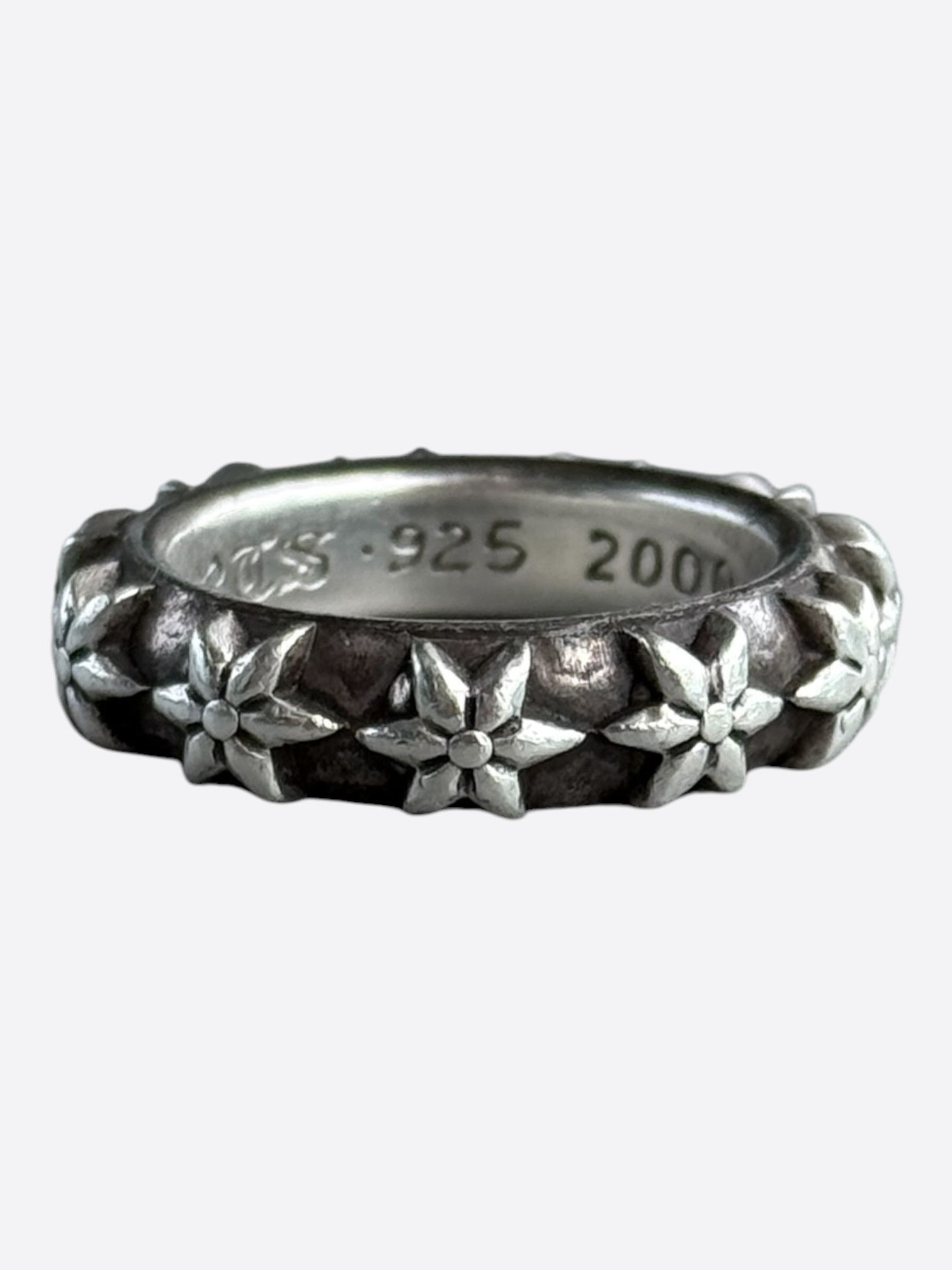 Chrome Hearts Chrome Hearts Silver Star Band Ring Size ONE SIZE - 4 Thumbnail