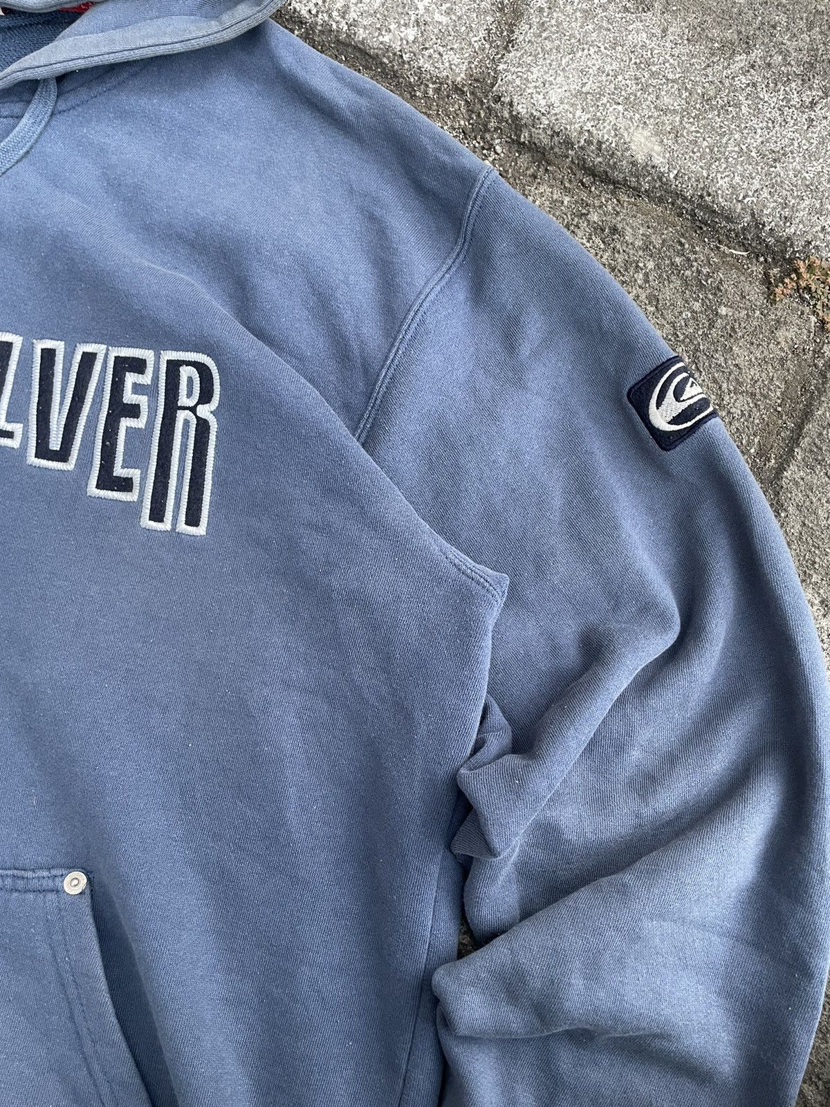 Quiksilver × Vintage Vintage Quicksilver Zip Hoodie Size US L / EU 52-54 / 3 - 3 Thumbnail
