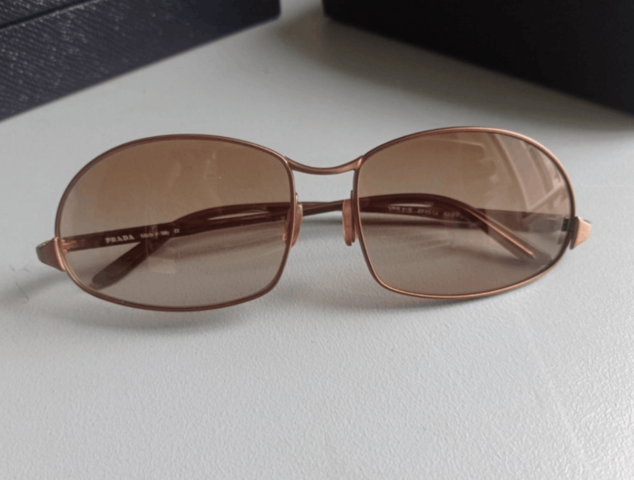PRADA Sunglasses Star Symbol Wrap Shield Mask