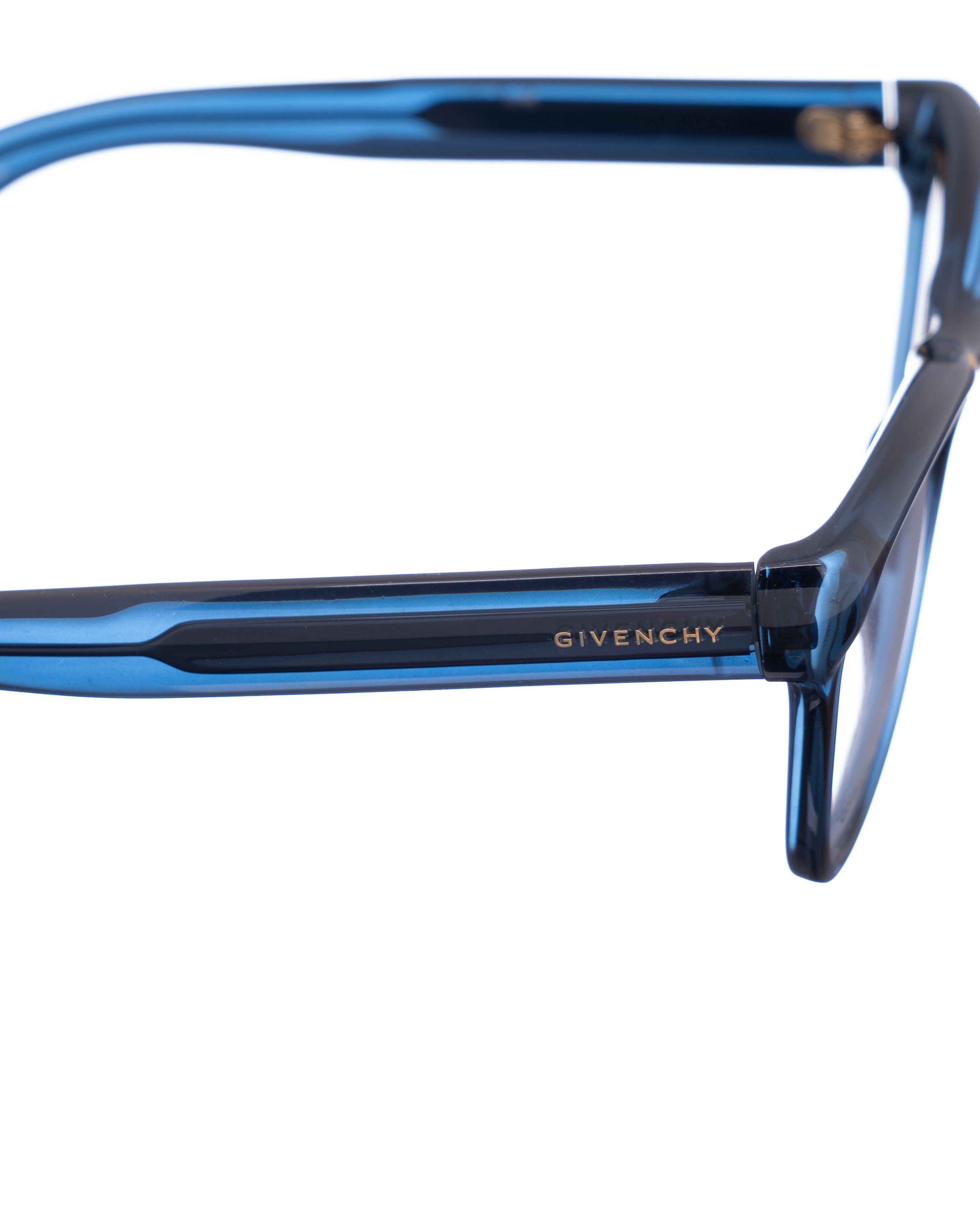 Givenchy Givenchy 00s Bold Nerdy Navy Blue Glasses Size ONE SIZE - 3 Thumbnail