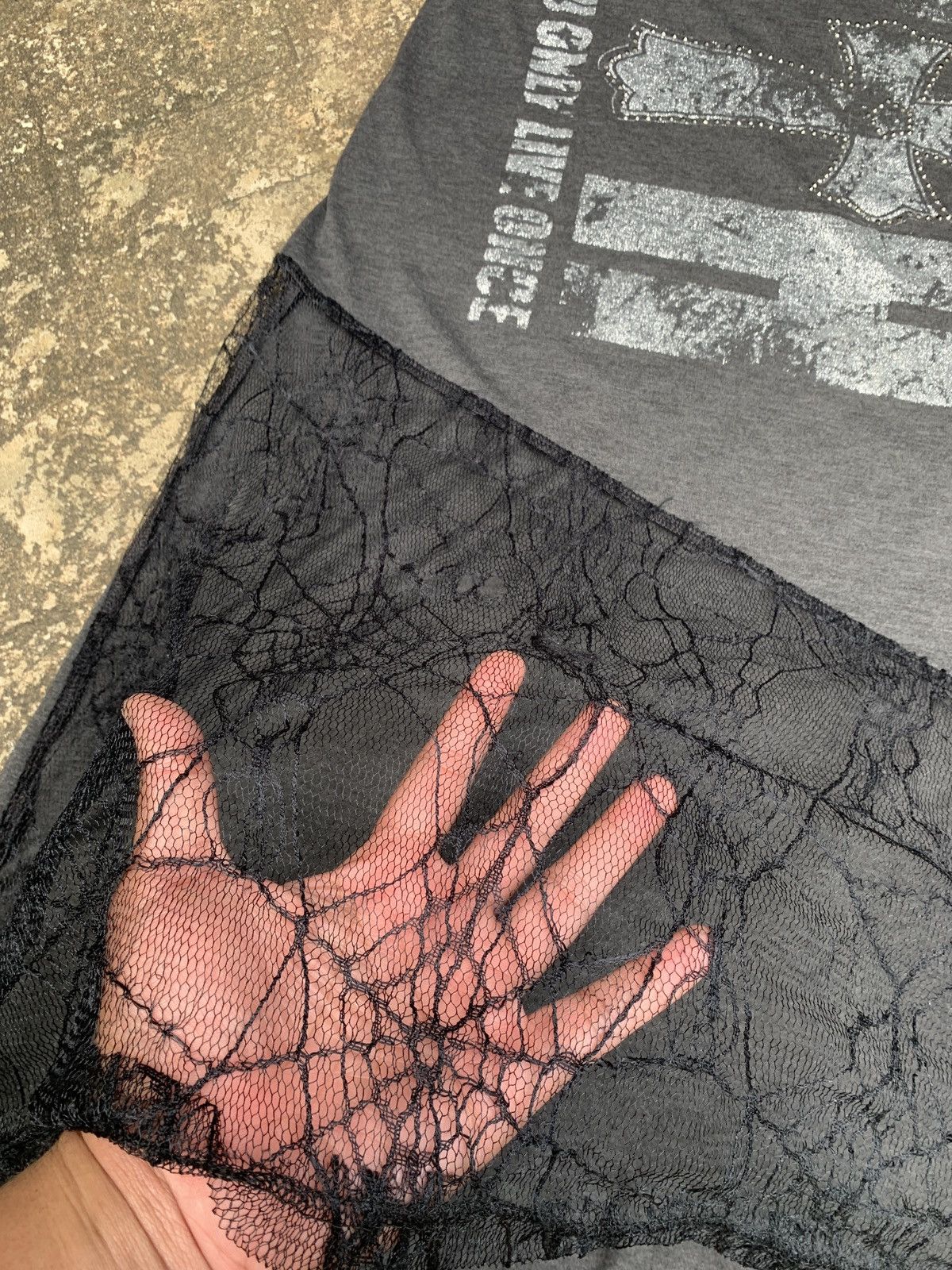 14th Addiction × 20471120 × Japanese Brand y2k Rich or Die Goth Cross Avant Garde Tank Style Long Dress Size S / US 4 / IT 40 - 4 Thumbnail