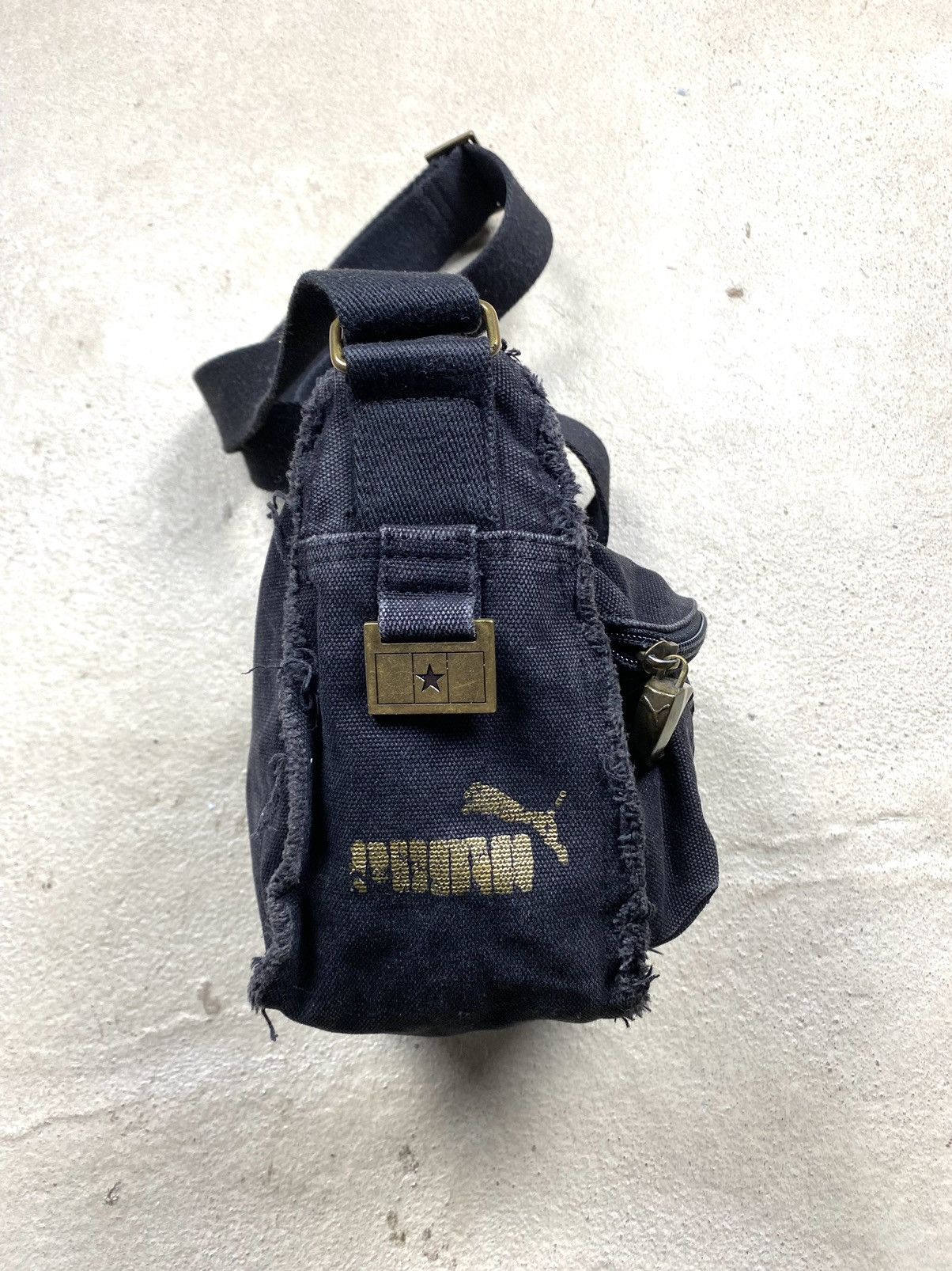 Japanese Brand Vintage Puma Patchwork Japanese Mini Bag Y2K Style Hype Size ONE SIZE - 7 Thumbnail