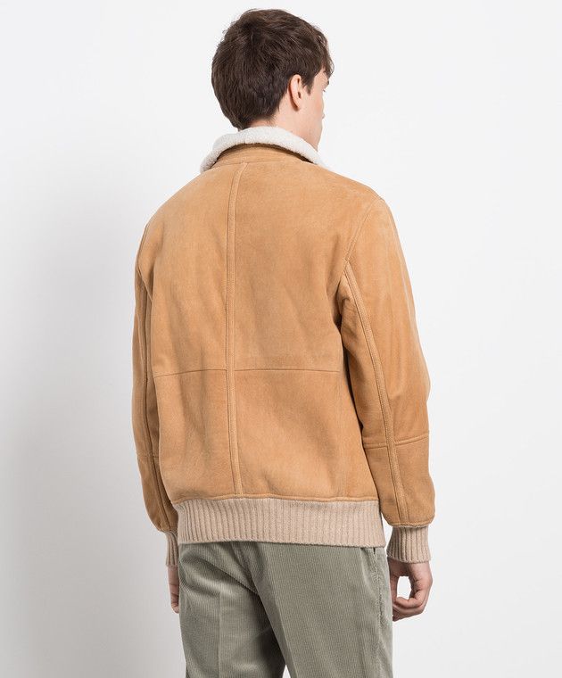 Brunello Cucinelli o1w1db10125 Fur Jacket in Brown Size US M / EU 48-50 / 2 - 5 Thumbnail
