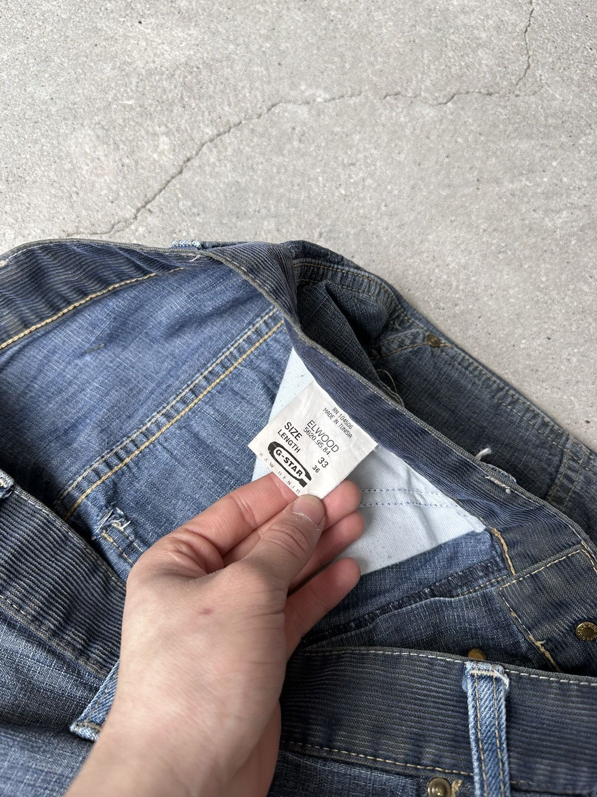 G-Star Vintage G-Star Raw Double Knee Stacked Jeans Size US 32 / EU 48 - 8 Thumbnail
