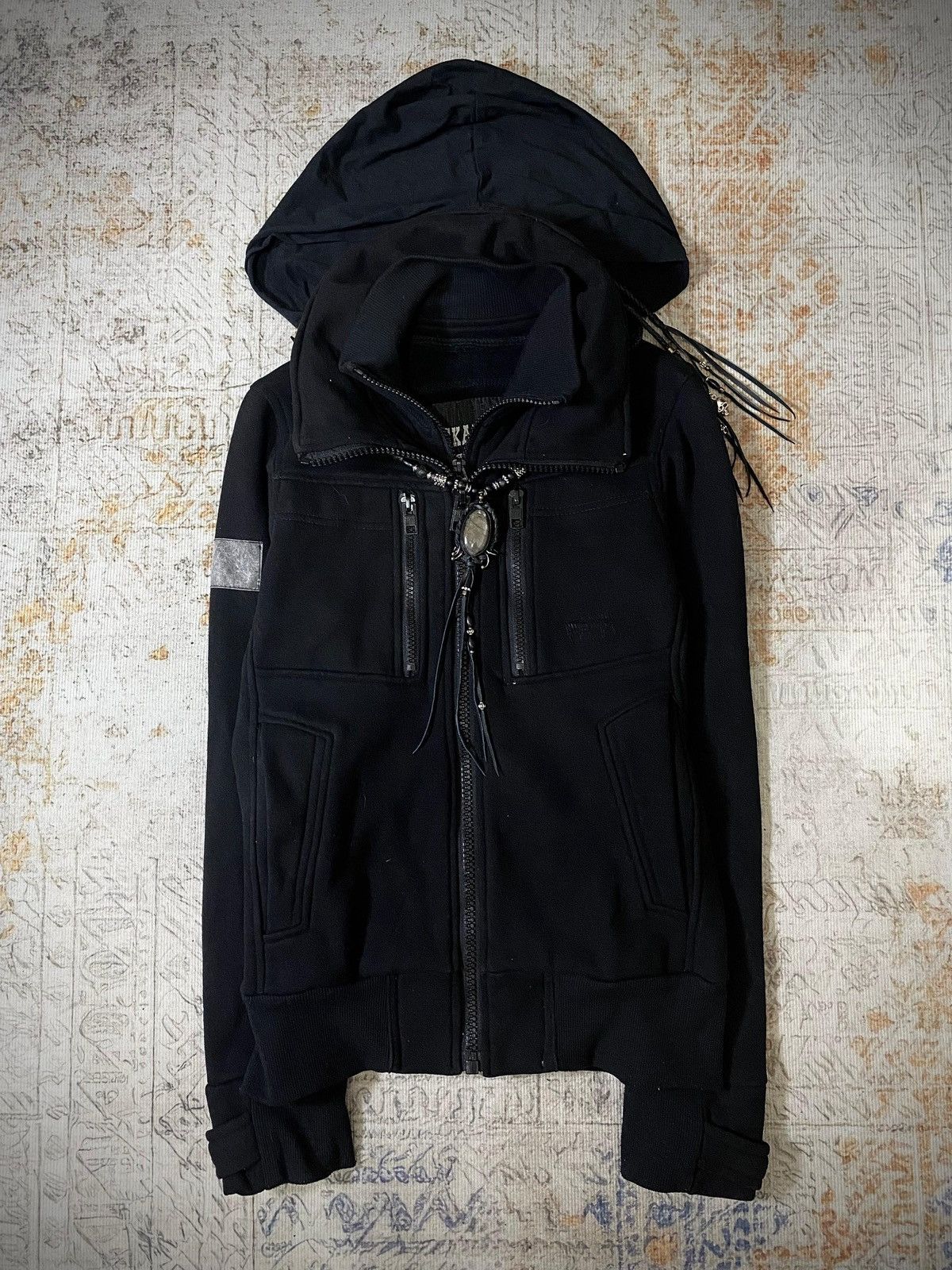 BUCKAROO 2000s BUCKAROO GOTHIC BONO ZIP HOOD JACKET Size US M / EU 48-50 / 2 - 1 Thumbnail