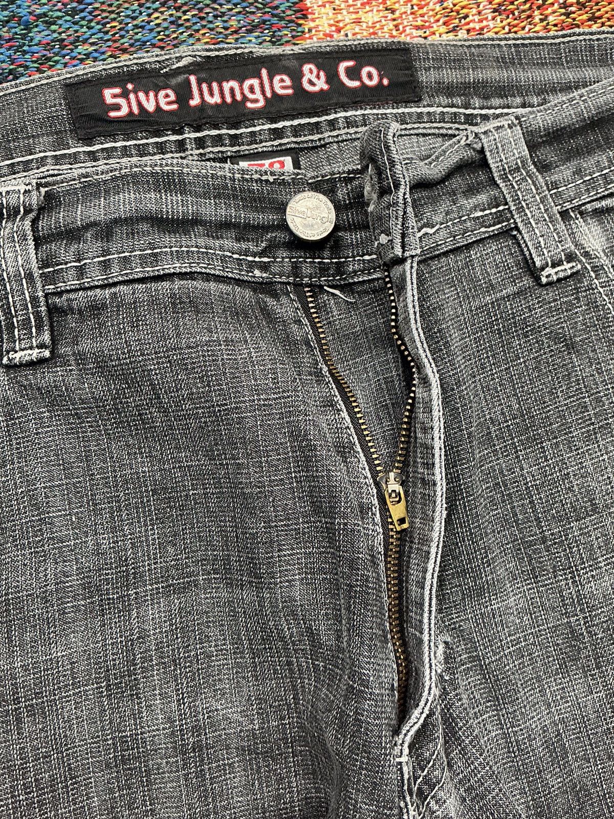Other Vintage 5ive jungle & co embroidered denim Size US 40 / EU 56 - 7 Thumbnail