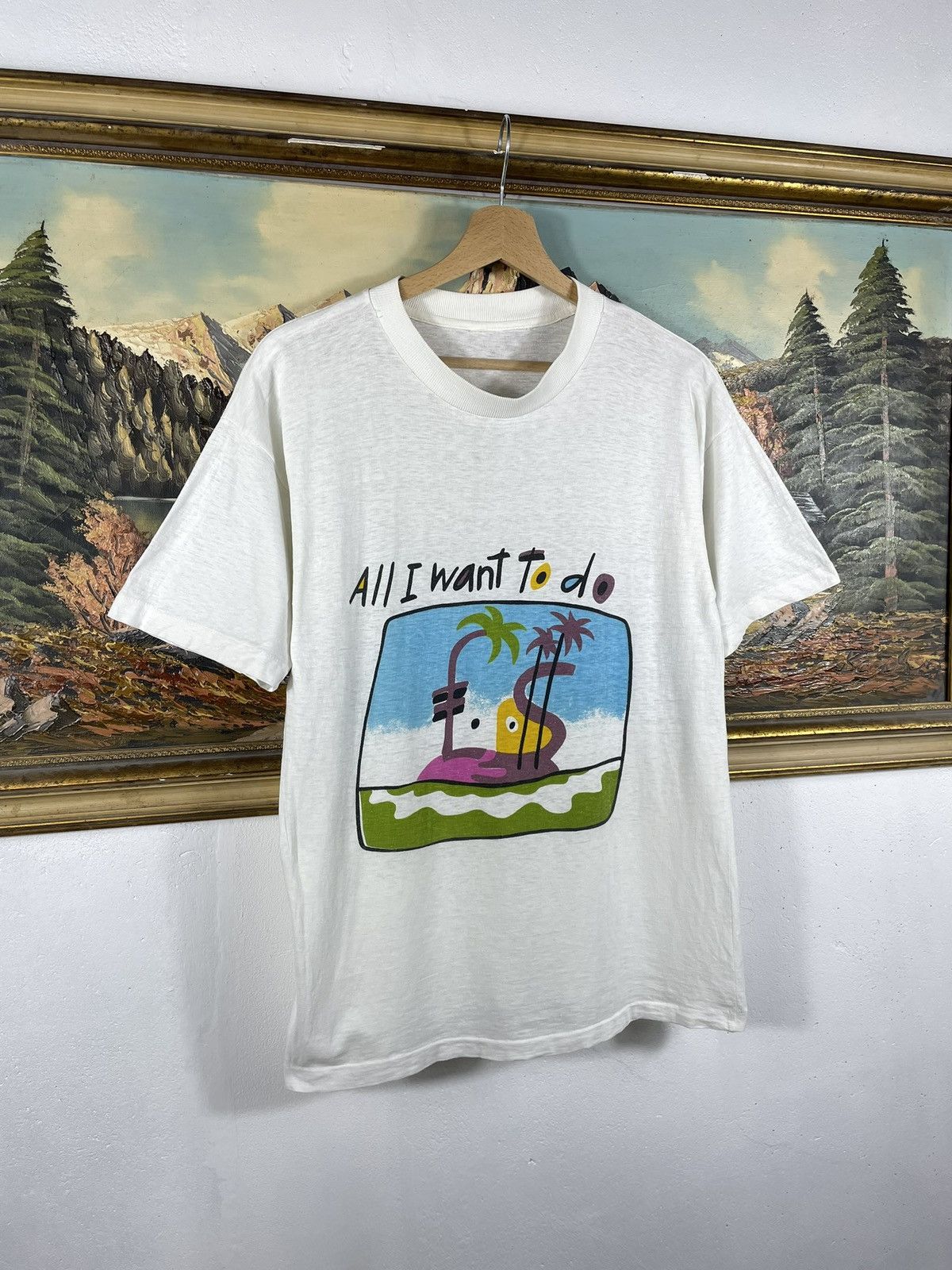 Vintage Vintage Retro 90s Humor All I Want T-Shirt Tees baggy Size US S / EU 44-46 / 1 - 3 Thumbnail
