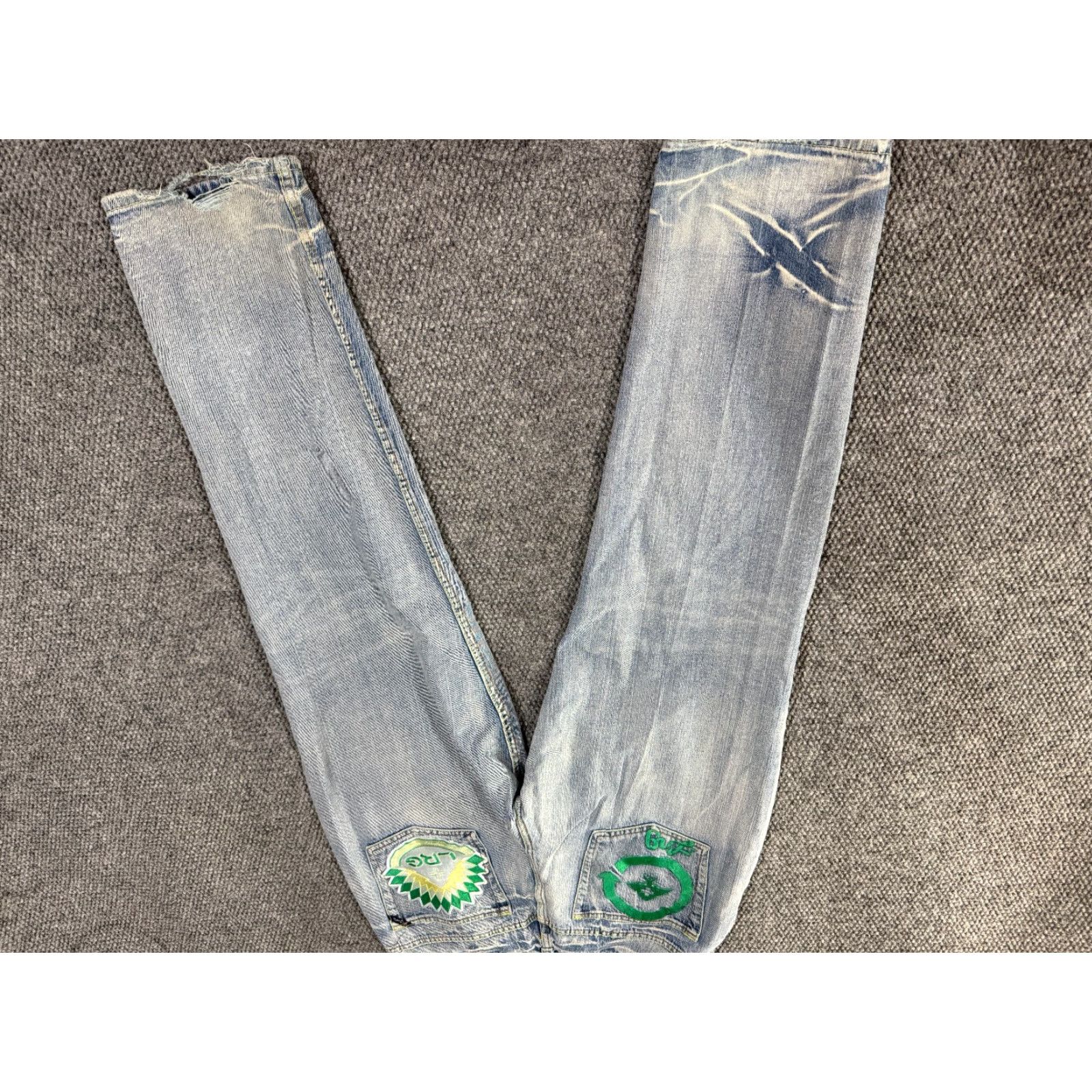 Vintage LRG Jeans Mens 36x32 Blue Vintage Straight Streetwear Y2K 5-Pocket Denim Cotton Blue Size US 36 / EU 52 - 7 Thumbnail